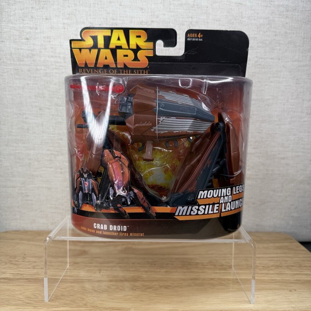 STAR WARS Revenge of the Sith Crab Droid DELUXE 2005 NEW MIB